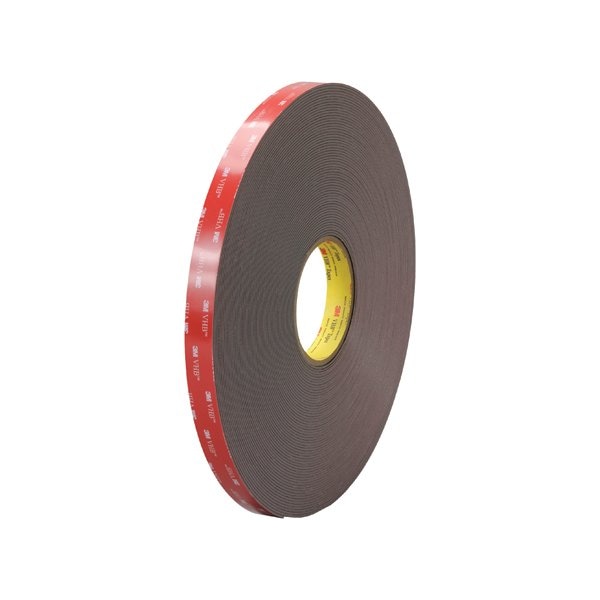 3M 3/4'' x 5 yds. Black 3M 4947F VHB Tape VHB494734R - main